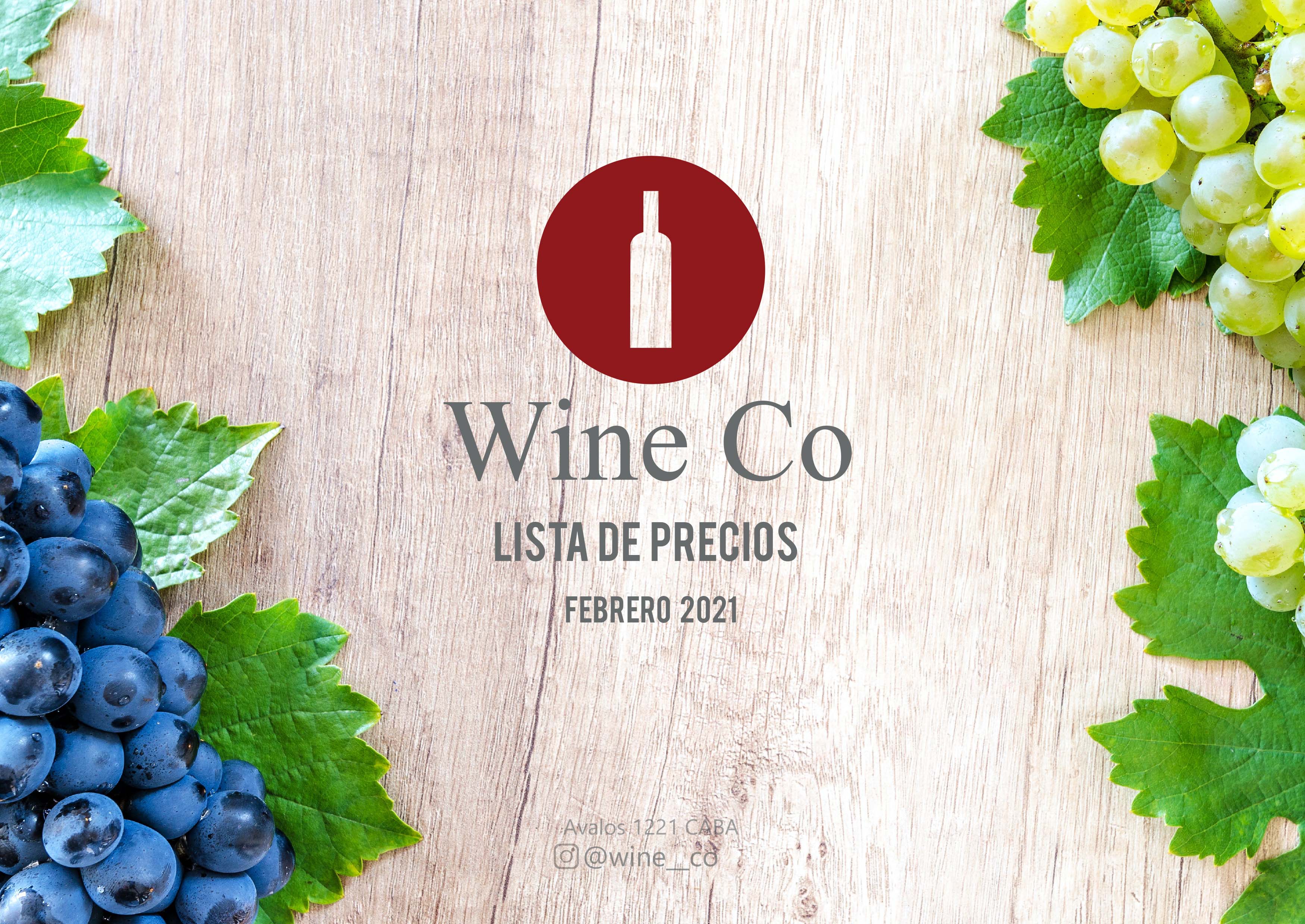 lista de precios wineco